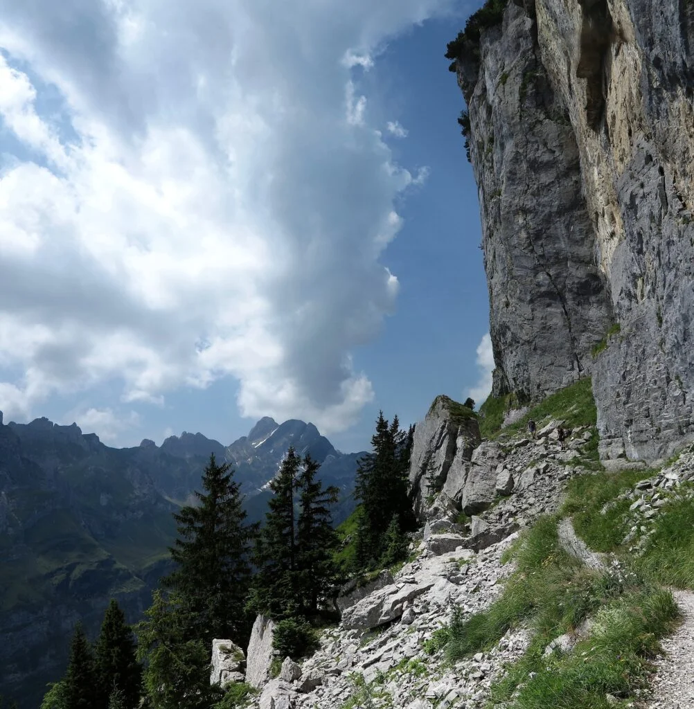 Scenic view of Ebenalp mountain in Switzerland